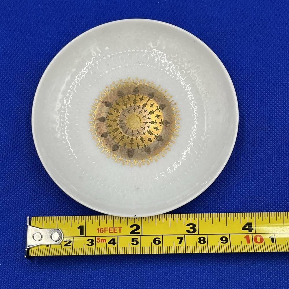 Rosenthal Studio Line Quatre Coleurs Butter Pat Vintage Germany Gold Center Dots - Picture 3 of 12